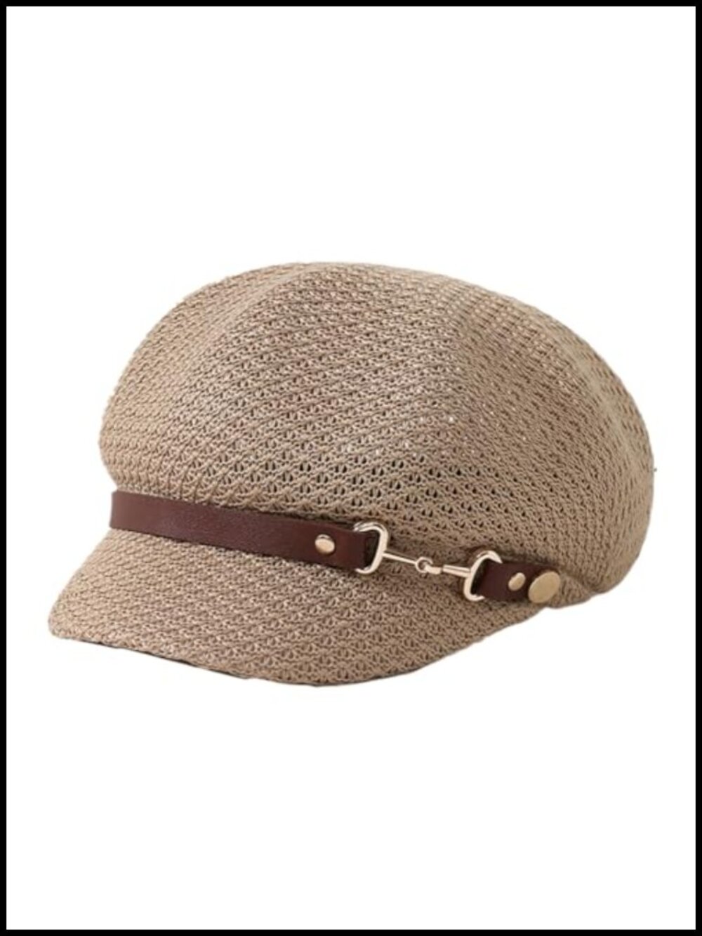 Avilego Lightweight Mesh Newsboy Cap Breathable Sun Hat Women